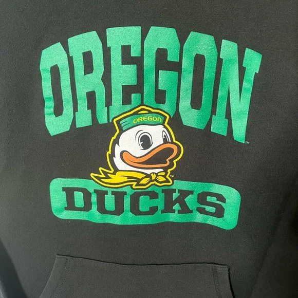 Oregon Ducks Black Youth Hoodie Sweater - Picture 2 of 5